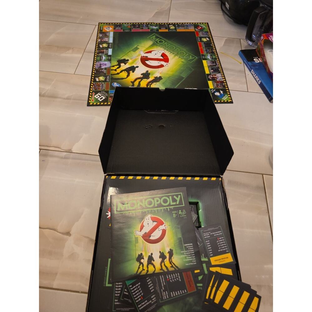 Monopoly Game: Ghostbusters Edition; Monopoly Board Game for Kids Ages 8+, 2-6 P